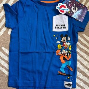 NWT Mickey Mouse and Friends Blue Shirt Size 12-18mo
